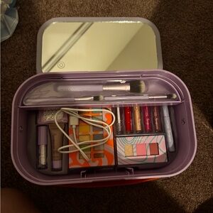 Ulta Beauty Purple Makeup Organizer Compact Design !!